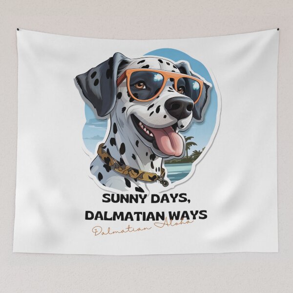 Item preview, Dalmatian White Grey Spots hawaiian designed and sold by EnigmaStitcher.