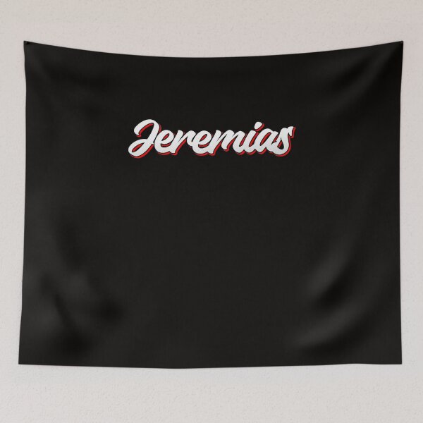 Item preview, Retro Jeremias Name Label  designed and sold by RAPHAEMATTH.