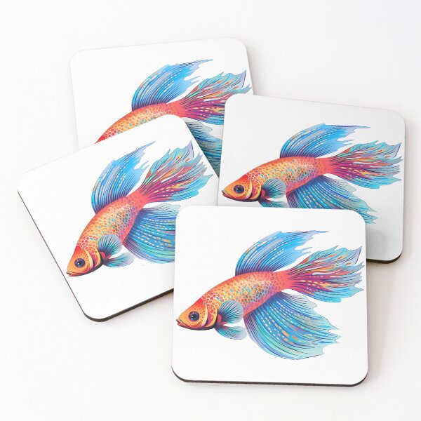 Item preview, Pop Art Betta Fish designed and sold by SchorlCraft.