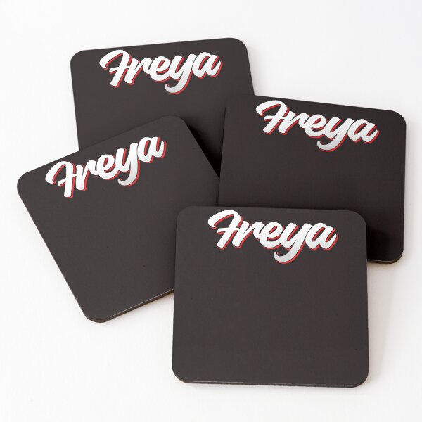 Item preview, Retro Freya Name Label  designed and sold by RAPHAEMATTH.