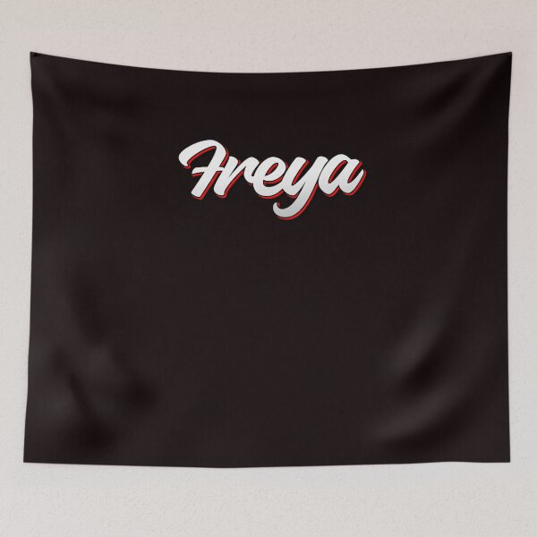 Item preview, Retro Freya Name Label  designed and sold by RAPHAEMATTH.