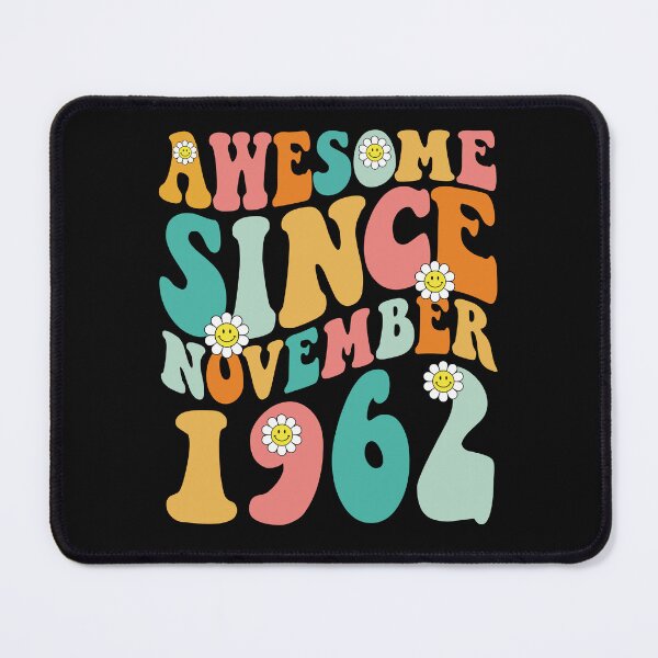 Item preview, Awesome Since November 1962 | Made In 1962 | Retro Groovy Birthday designed and sold by Christina-grich.