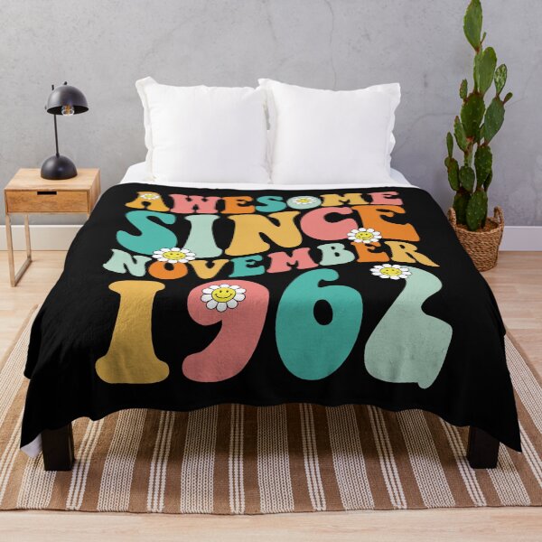 Item preview, Awesome Since November 1962 | Made In 1962 | Retro Groovy Birthday designed and sold by Christina-grich.