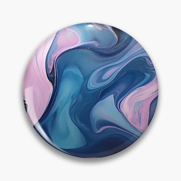 Artikelvorschau, Pink and Blue Marble Paint Swirl entworfen und verkauft von Digi-Artsy.