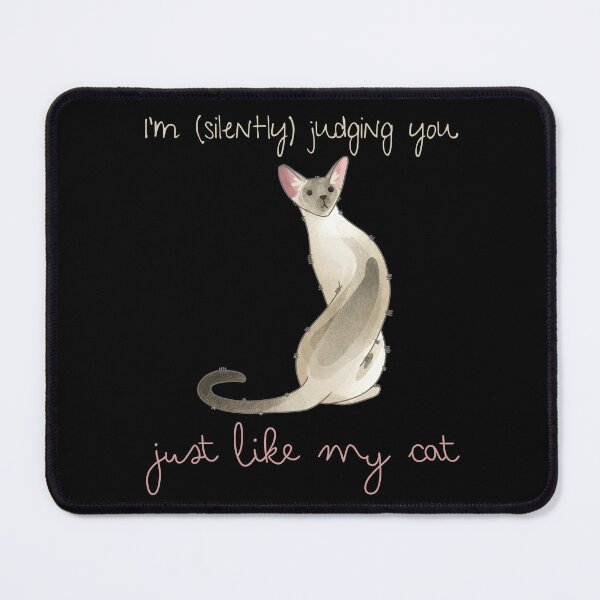 Item preview, I’m judging you - Siamese designed and sold by FelineEmporium.