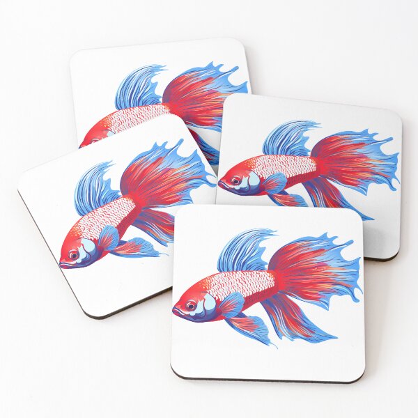 Item preview, Pop Art Betta Fish designed and sold by SchorlCraft.