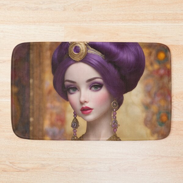 Item preview, Purple Haired Princess Dolly Daydream designed and sold by Tau Tia L Douglass.