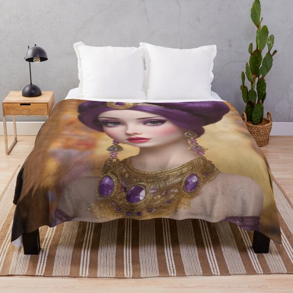 Item preview, Purple Haired Princess Dolly Daydream designed and sold by Tau Tia L Douglass.