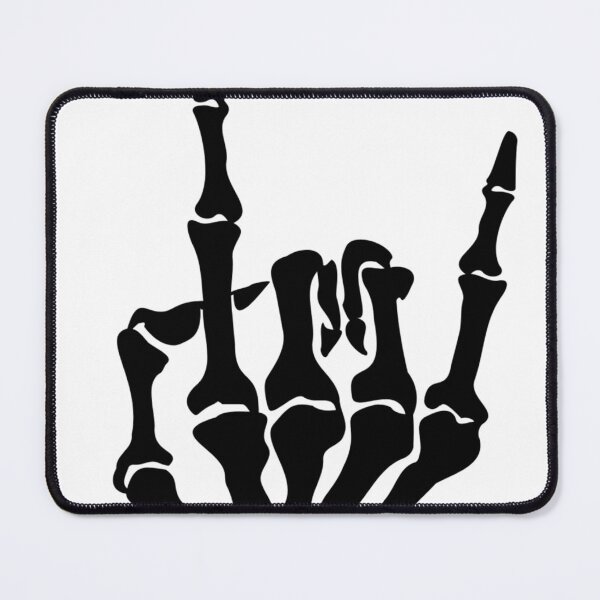 Item preview, Rock on skeleton hands graphic design print designed and sold by dcrc.
