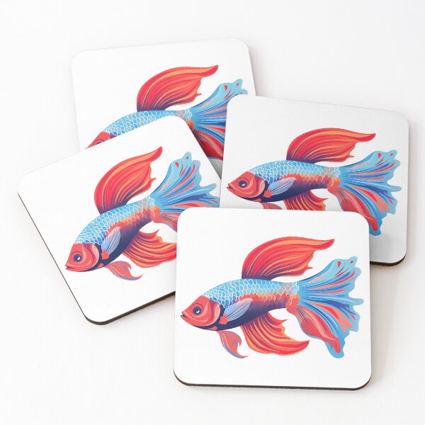 Item preview, Pop Art Betta Fish designed and sold by SchorlCraft.