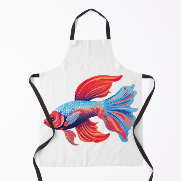 Artikelvorschau, Pop-Art-Betta-Fisch entworfen und verkauft von SchorlCraft.