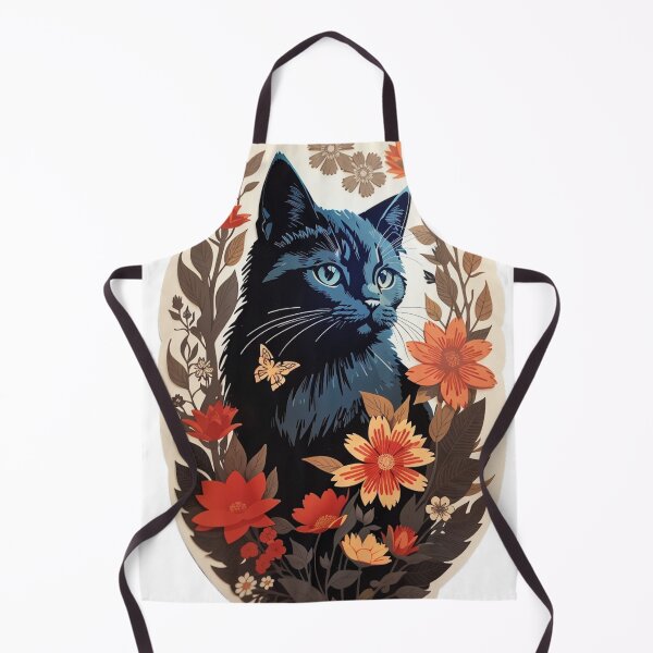 Item preview, Floral Cat 3 designed and sold by MadeleinesINK.