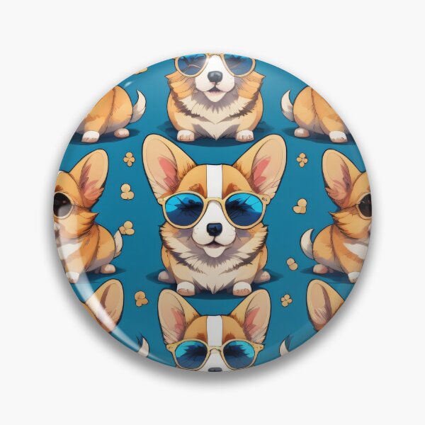 Item preview, Corgies wearing Sunglasses designed and sold by SoftLivingCore.