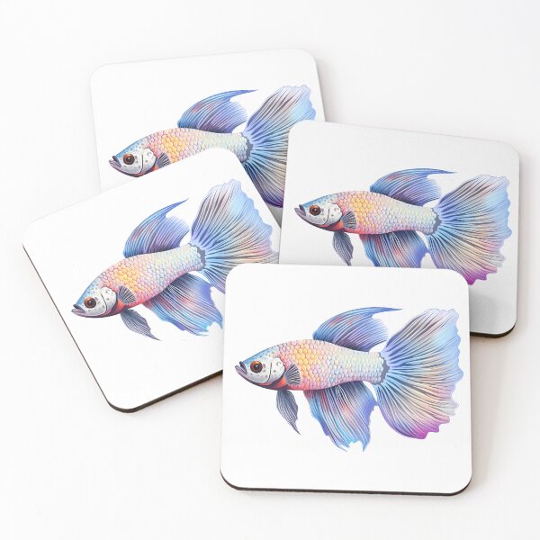 Item preview, Pop Art Betta Fish designed and sold by SchorlCraft.