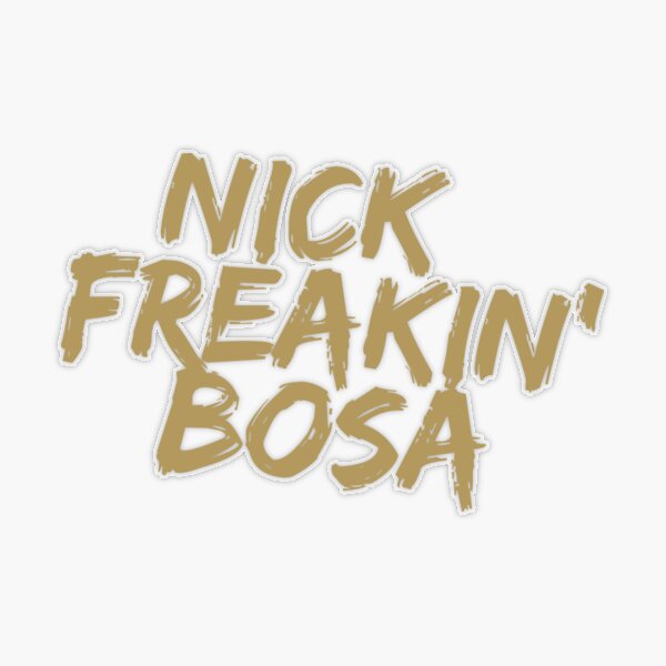 Nick Bosa Jersey Sticker for Sale by aenewby