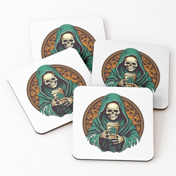 Item preview, Hoody Skeleton with Coffee designed and sold by PaTToStudio.