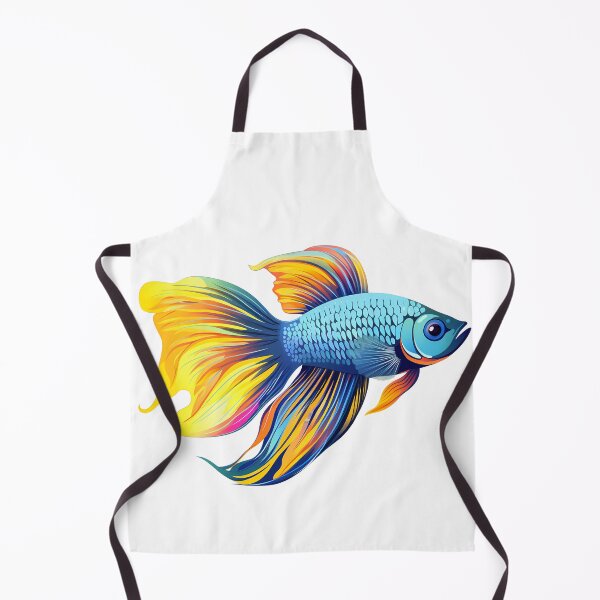 Artikelvorschau, Pop-Art-Betta-Fisch entworfen und verkauft von SchorlCraft.