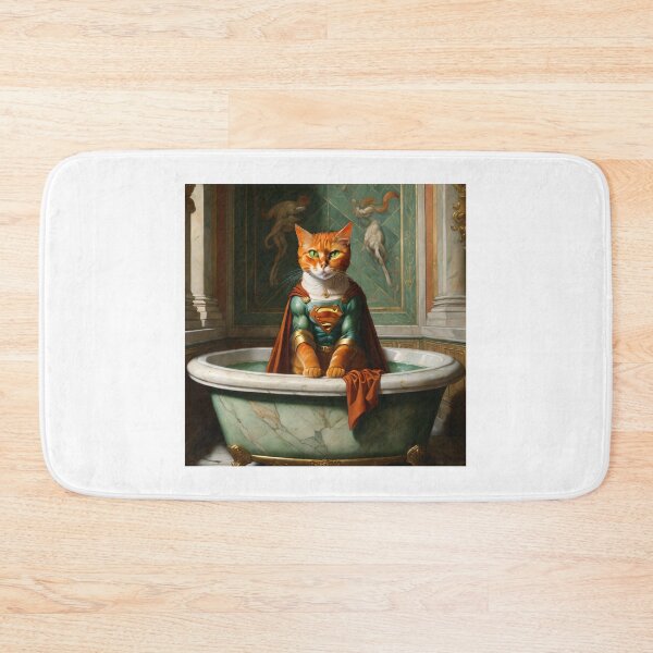 Item preview, Supercat in the bath designed and sold by Amitbasri.