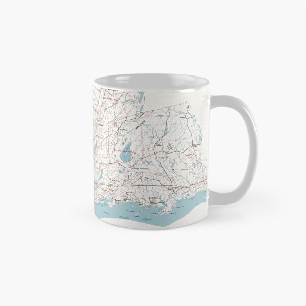 Item preview, Vintage Map of New Haven County CT (1979) designed and sold by BravuraMedia.