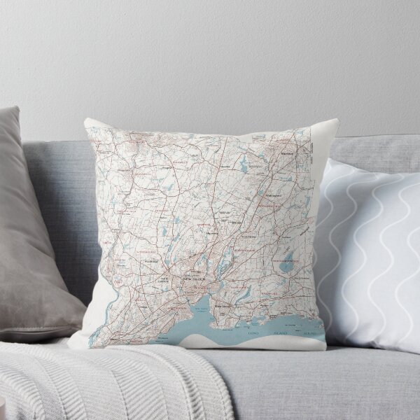 Item preview, Vintage Map of New Haven County CT (1979) designed and sold by BravuraMedia.