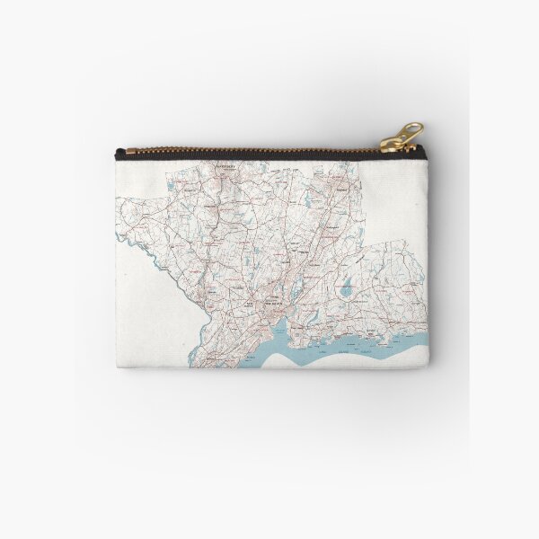 Item preview, Vintage Map of New Haven County CT (1979) designed and sold by BravuraMedia.