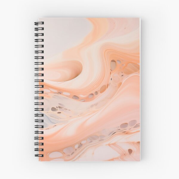 Artikelvorschau, Peach and Cream Marble Swirl entworfen und verkauft von Digi-Artsy.
