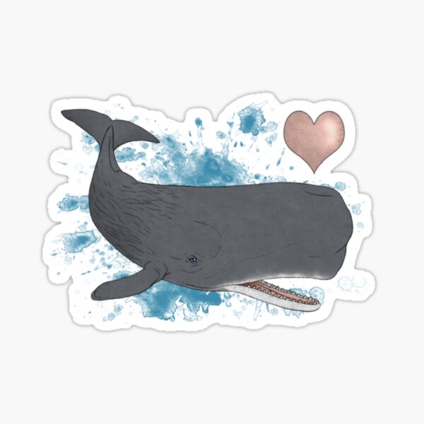 I Whale Always Love You Sticker