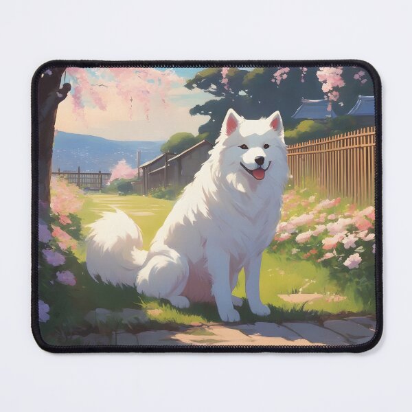 Item preview, Samoyed Witch Cherry Blossom designed and sold by designsbyflo.