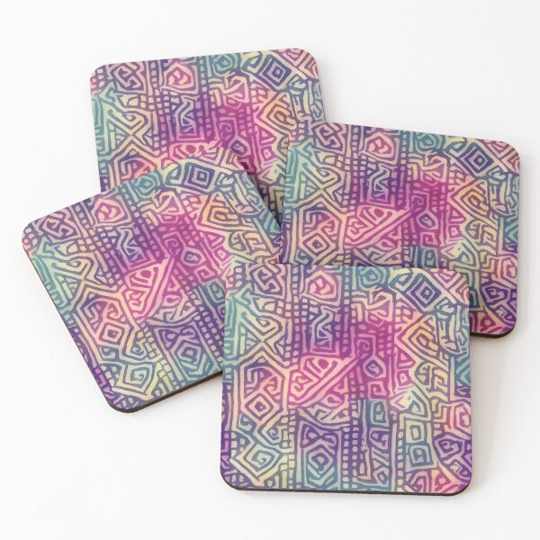 Item preview, Watercolor Ikat Harmony : Seamless Textile Patterns designed and sold by thaifairs.