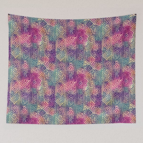 Item preview, Watercolor Ikat Harmony : Seamless Textile Patterns designed and sold by thaifairs.