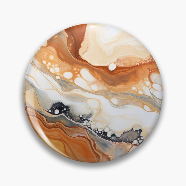 Artikelvorschau, Copper and Gold Marble Paint Swirl entworfen und verkauft von Digi-Artsy.