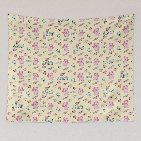 Item preview, Tady bear and balloon pattern designed and sold by Chirayu1111.