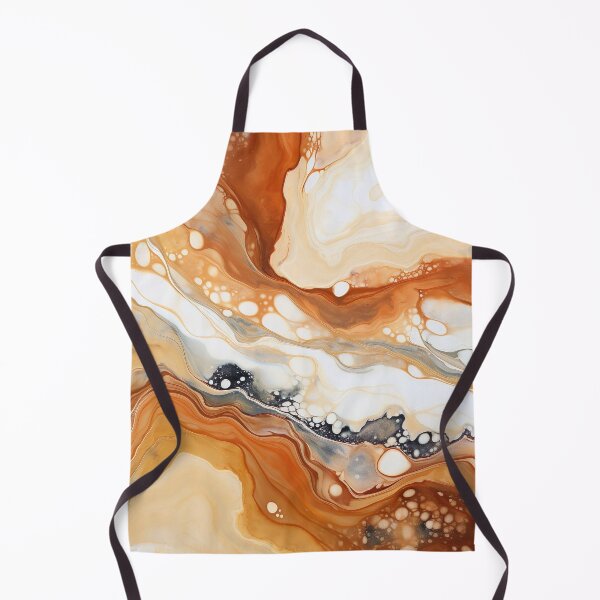 Artikelvorschau, Copper and Gold Marble Paint Swirl entworfen und verkauft von Digi-Artsy.