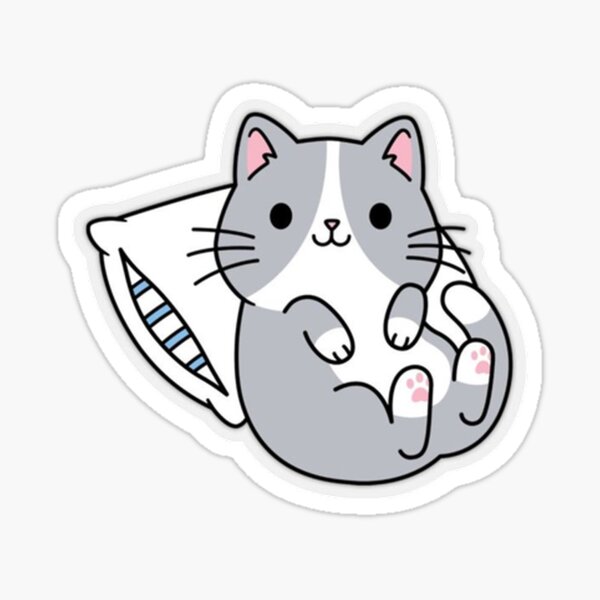 Kawaii Cat Stickers for Sale