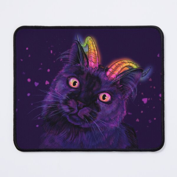 Item preview, Rainbow Demon Cat designed and sold by Ashley Kennah.