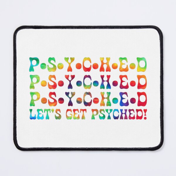 Item preview, Let's Get Psyched designed and sold by CampStickerSpot.