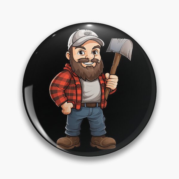 Item preview, Lumberjack with Axe  designed and sold by LudwikeArts.