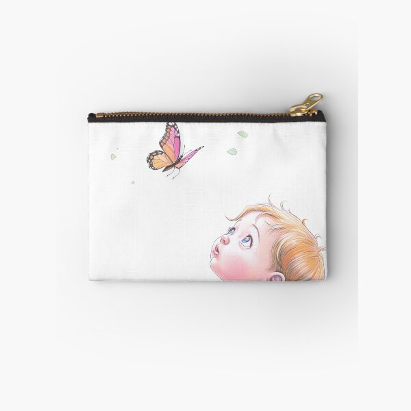 Item preview, A young child looking up at a butterfly designed and sold by InfigoArt.