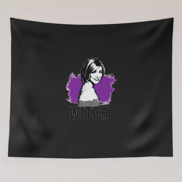 Artikelvorschau, Willow The Witch Purple With Black Text (Btvs) entworfen und verkauft von OaklynMcginty.