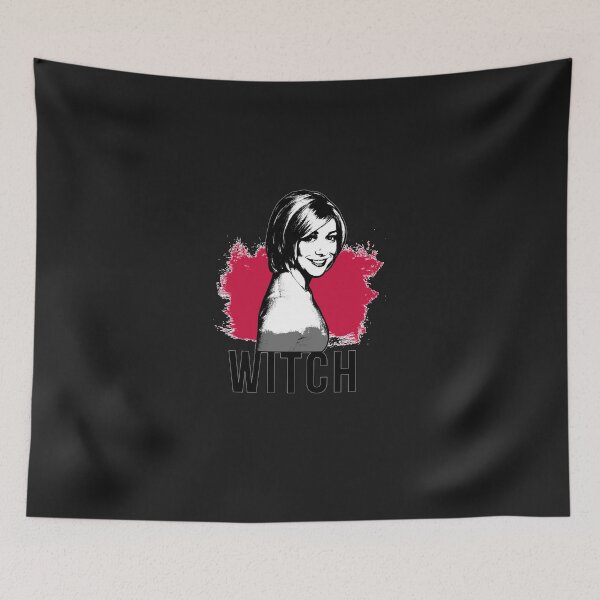 Artikelvorschau, Willow The Witch Red With Black Text (Btvs) entworfen und verkauft von OaklynMcginty.