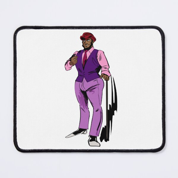 Item preview, Axel in Harlem Funny Anime Man Yoshikazu Yasuhiko Themed Parody Print designed and sold by MadAnglerPress.