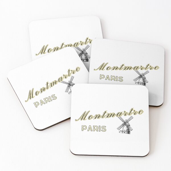 Item preview, Montmartre Paris, dark text. Gifts & Merchandise designed and sold by LindaLG.