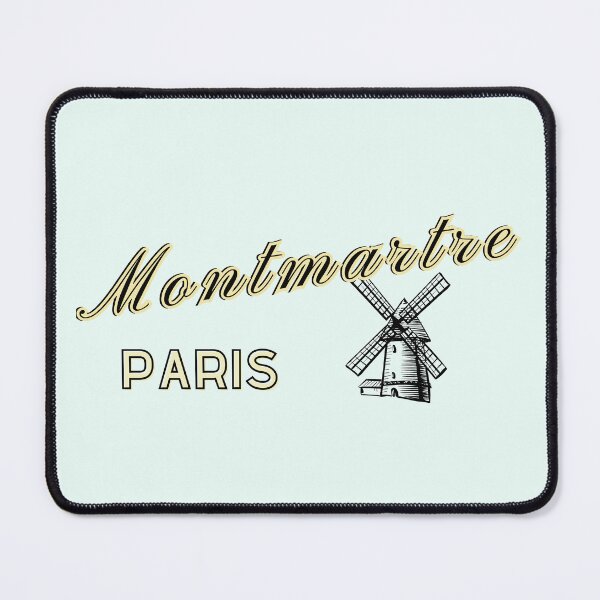 Item preview, Montmartre Paris, dark text. Gifts & Merchandise designed and sold by LindaLG.