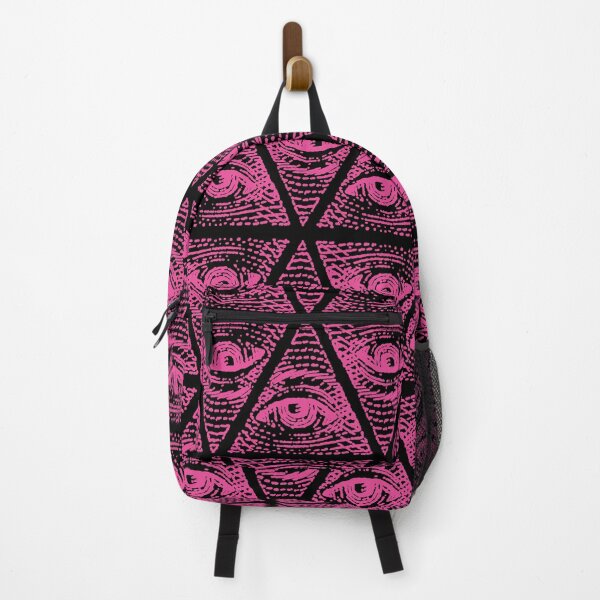 Item preview, Eye of Providence - Pink on Black designed and sold by AuntieVaxxer Official Shop.