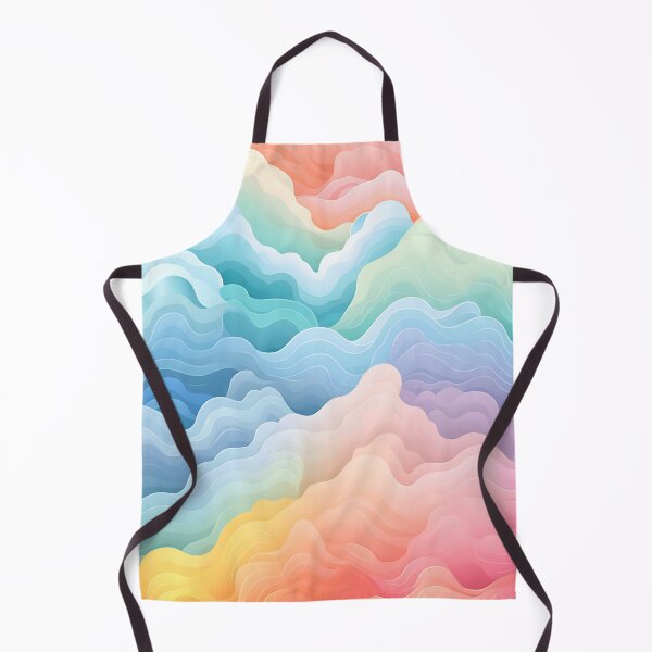 Artikelvorschau, Pastel Rainbow Clouds Pattern entworfen und verkauft von Digi-Artsy.