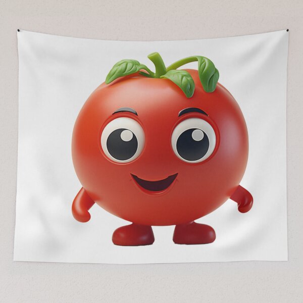 Item preview, Adorable Tomato Chibi   designed and sold by CuteopiaGallery.