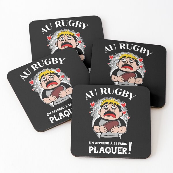 Item preview, IN RUGBY YOU LEARN TO GET TACKLED designed and sold by francoisville.