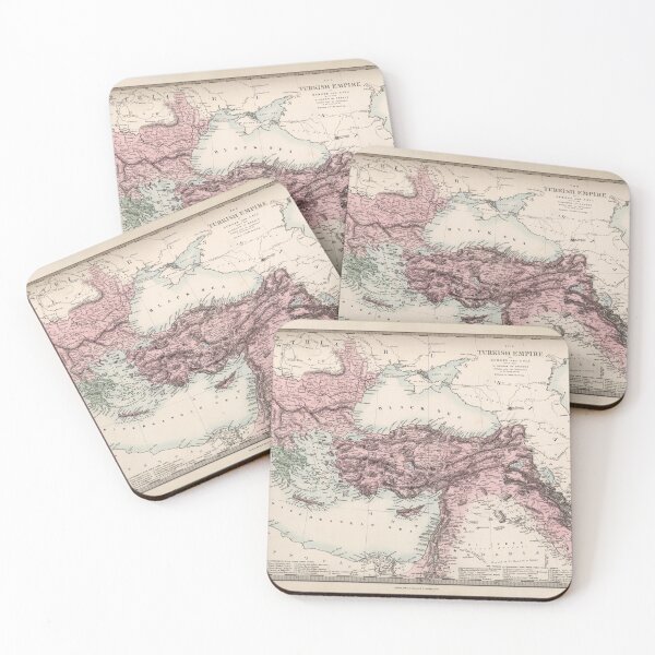 Item preview, Vintage Turkish Empire Map (1865) designed and sold by BravuraMedia.