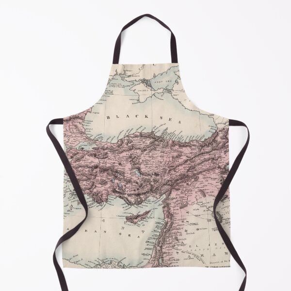 Item preview, Vintage Turkish Empire Map (1865) designed and sold by BravuraMedia.