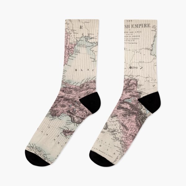 Item preview, Vintage Turkish Empire Map (1865) designed and sold by BravuraMedia.